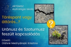 Uránusz és Szaturnusz feszült kapcsolódás Artemisz Asztrológia Debrecen