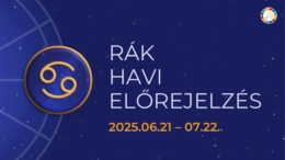 Rák hava 2025 Artemisz Asztrológia Debrecen