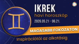 Ikrek hava 2026 Artemisz Asztrológia Debrecen